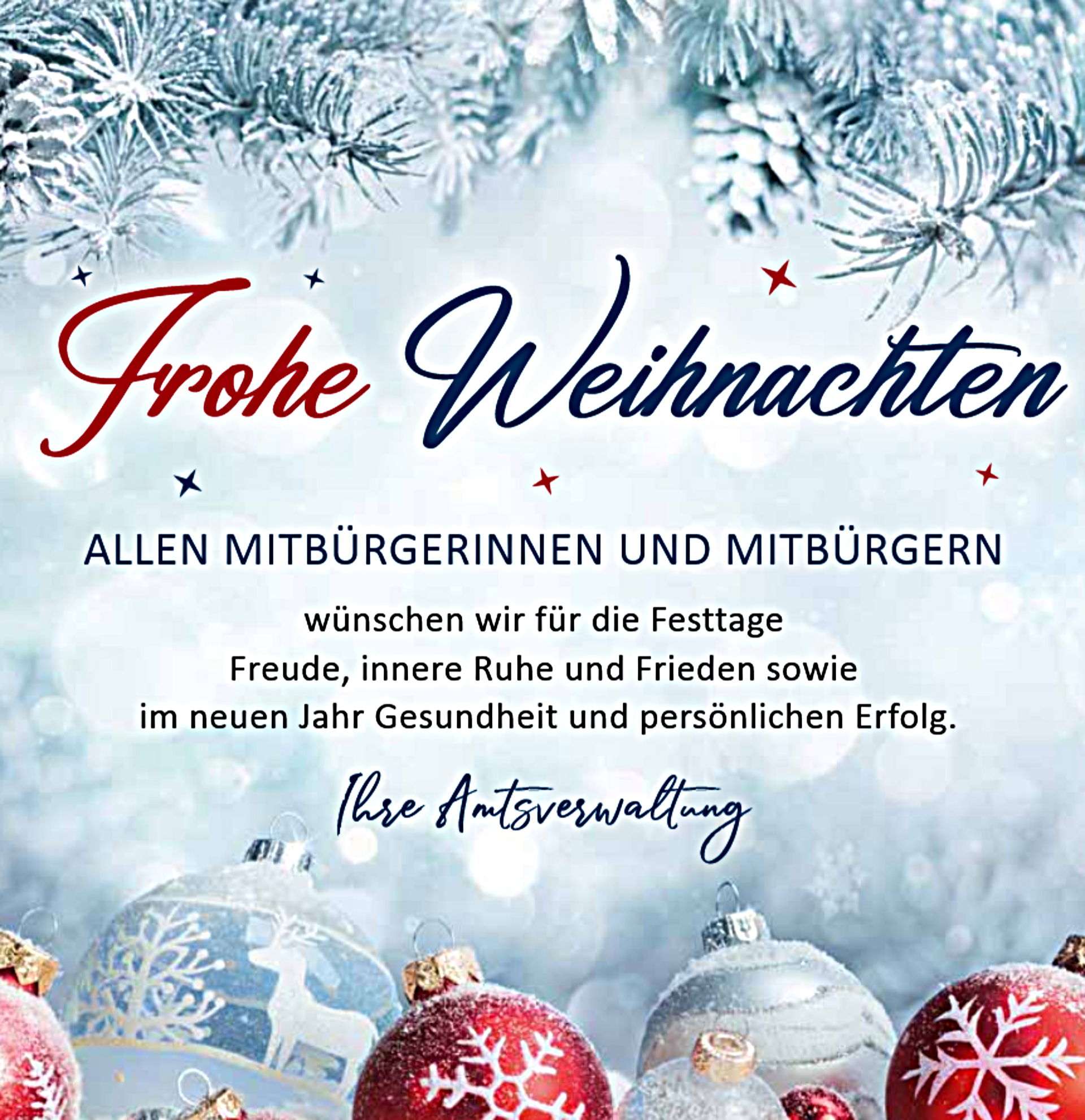 Weihnachtsgrüße