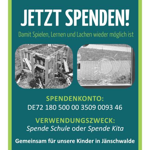 Jetzt spenden